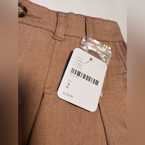 Free People High Waist, Pleated Wide Leg Pant NWT - Picture 2 of 6